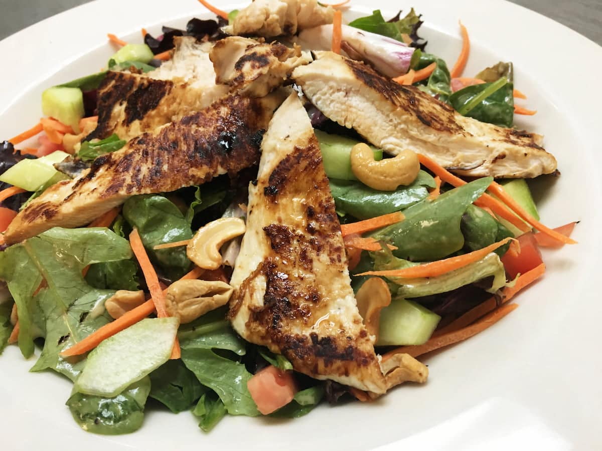 Cashew chicken salad lunch special at Bailey's Breakfast & Lunch in Omaha
