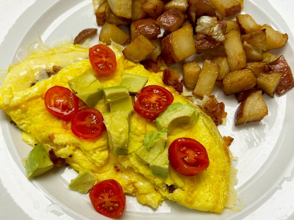 California omelet breakfast special at Bailey's Breakfast & Lunch in Omaha
