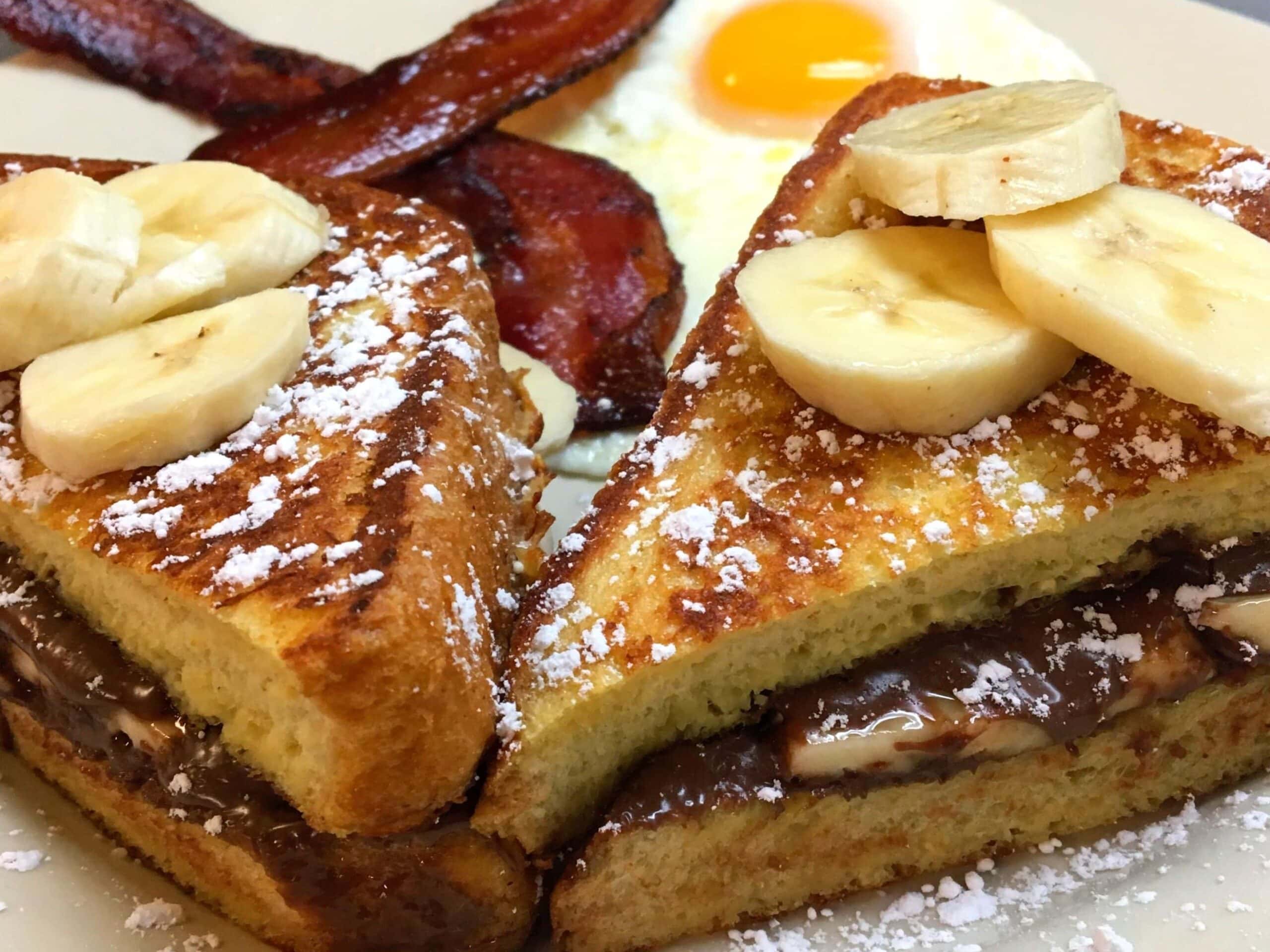 French toast sandwich breakfast special at Bailey's Breakfast & Lunch in Omaha