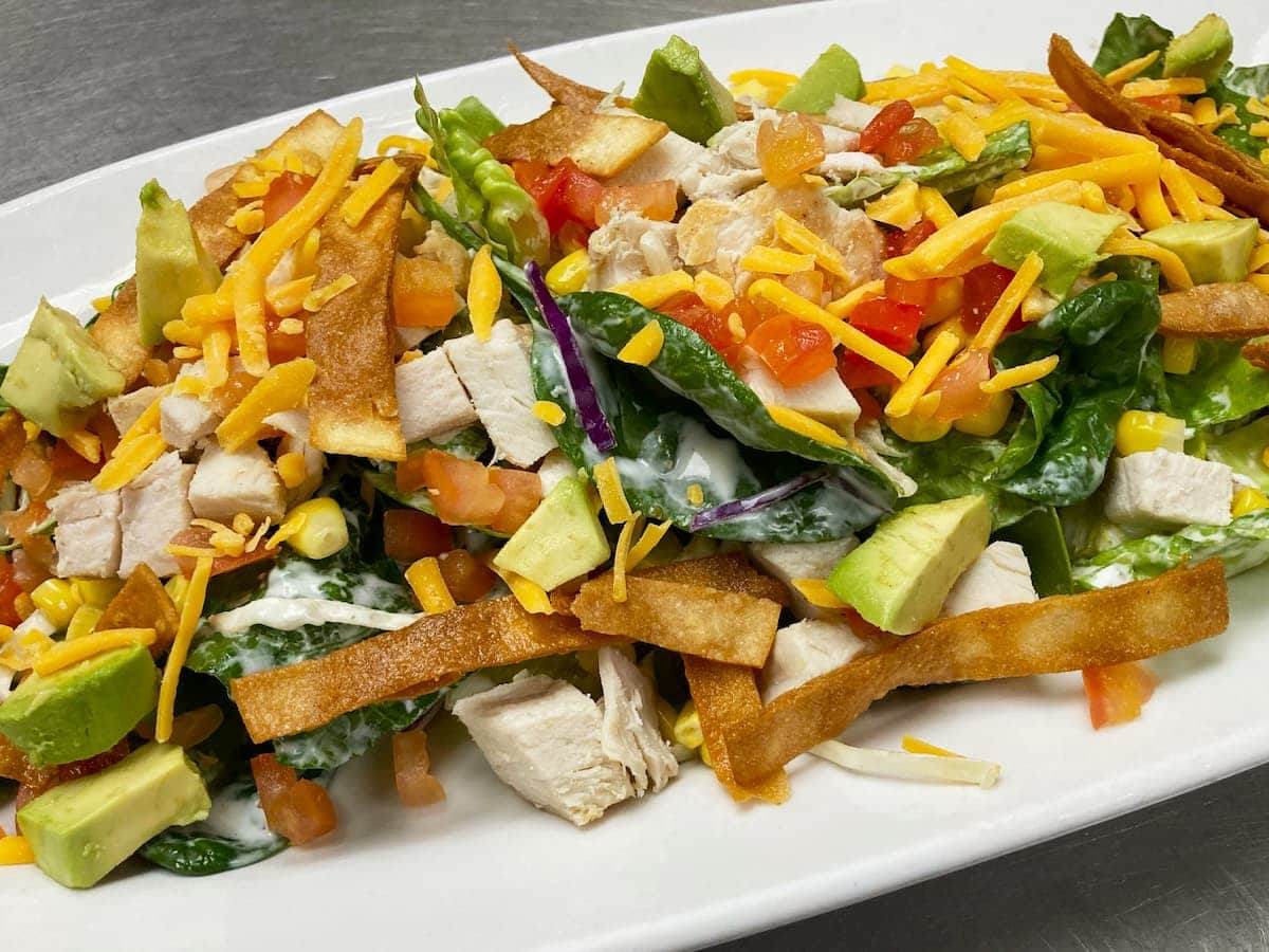 Midwestern salad lunch special at Bailey's Breakfast & Lunch in Omaha