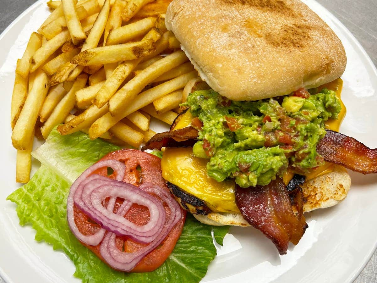 California chicken sandwich lunch special at Bailey's Breakfast & Lunch in Omaha
