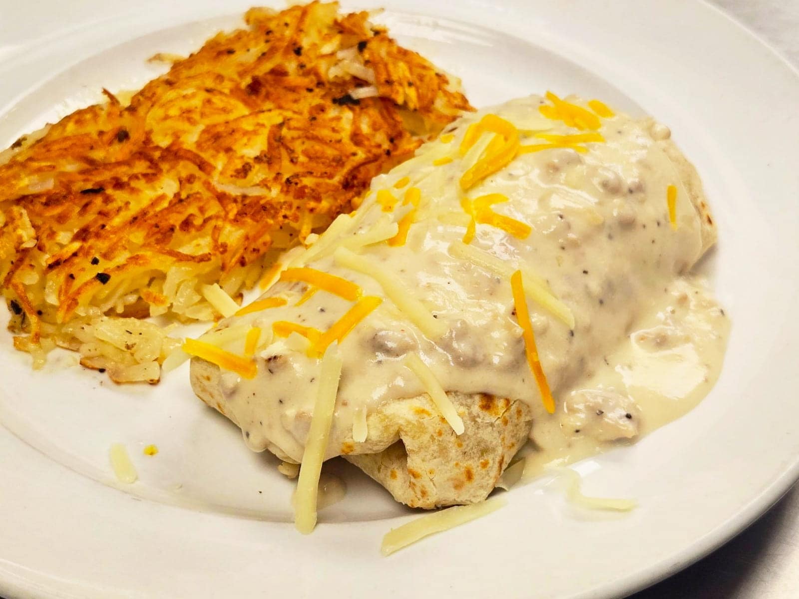 Bubba burrito breakfast special at Bailey's Breakfast & Lunch in Omaha