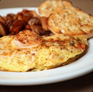 Louisiana Omelet at Bailey's in Omaha
