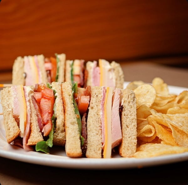 Bailey’s club sandwich with smoked turkey and bacon at Bailey’s Breakfast & Lunch in Omaha