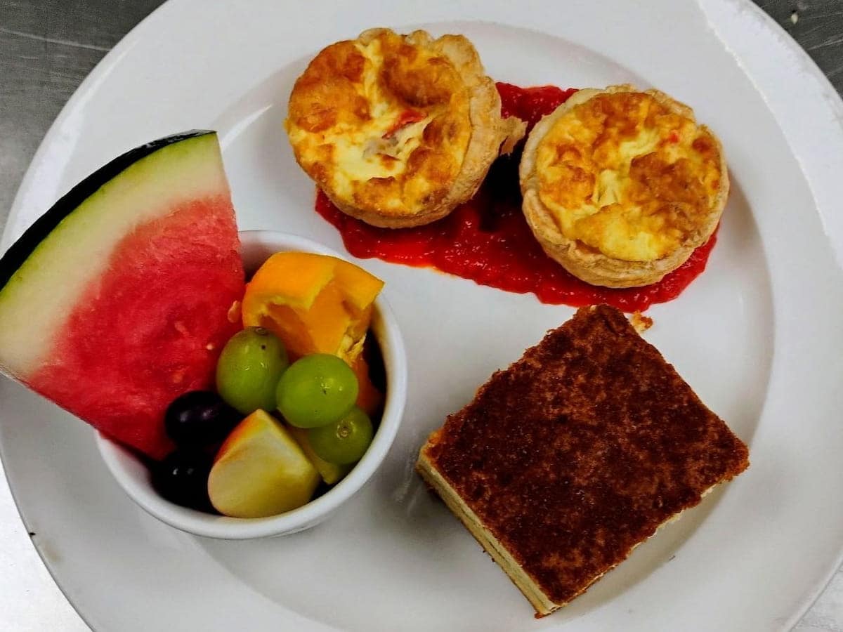 Ricky's egg cups breakfast special at Bailey's Breakfast & Lunch in Omaha