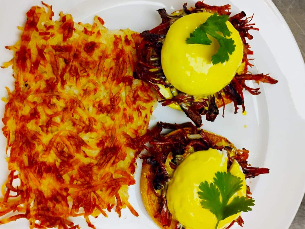Blarney benedict breakfast special at Bailey's Breakfast & Lunch in Omaha