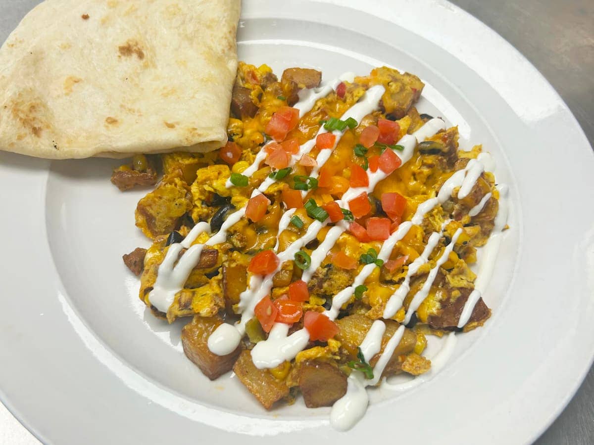 Southwest scramble breakfast special at Bailey's Breakfast & Lunch in Omaha