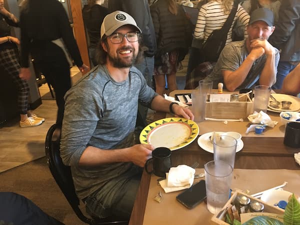 Porkasaurus challenge winner at Bailey's in Omaha